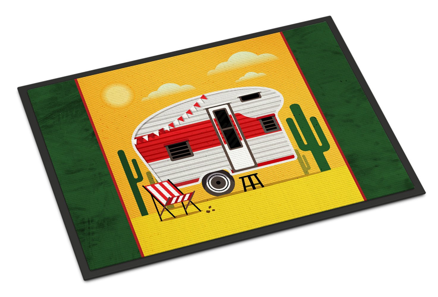 Greatest Adventure Retro Camper Desert Indoor or Outdoor Mat 24x36 BB5479JMAT by Caroline's Treasures