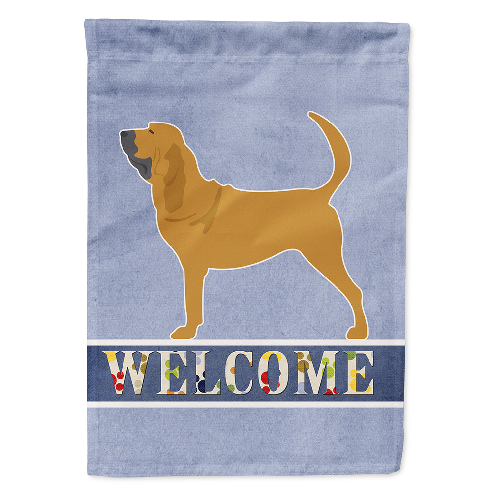 Bloodhound Welcome Flag Canvas House Size BB5488CHF  the-store.com.