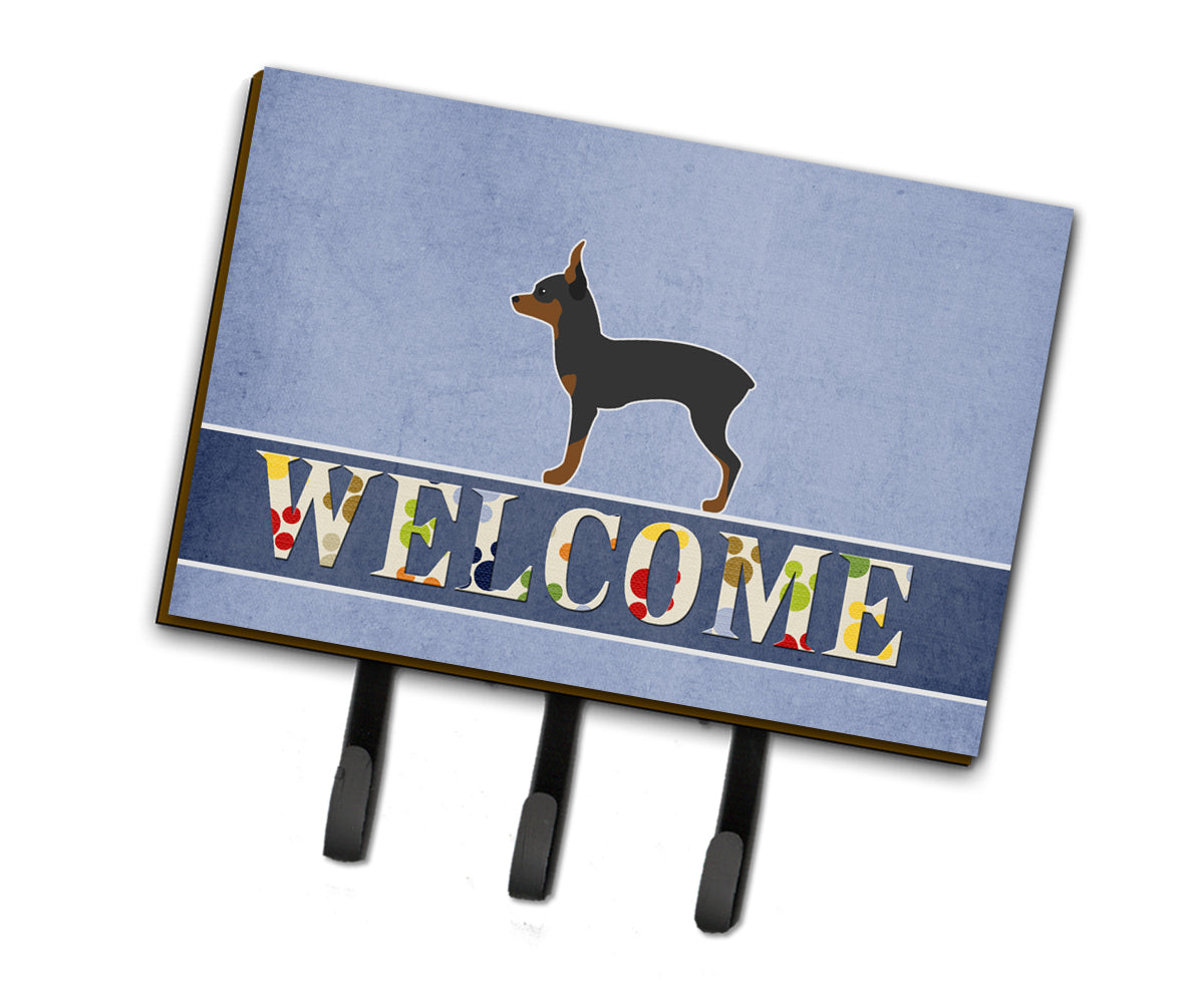 Toy Fox Terrier Welcome Leash or Key Holder BB5491TH68  the-store.com.