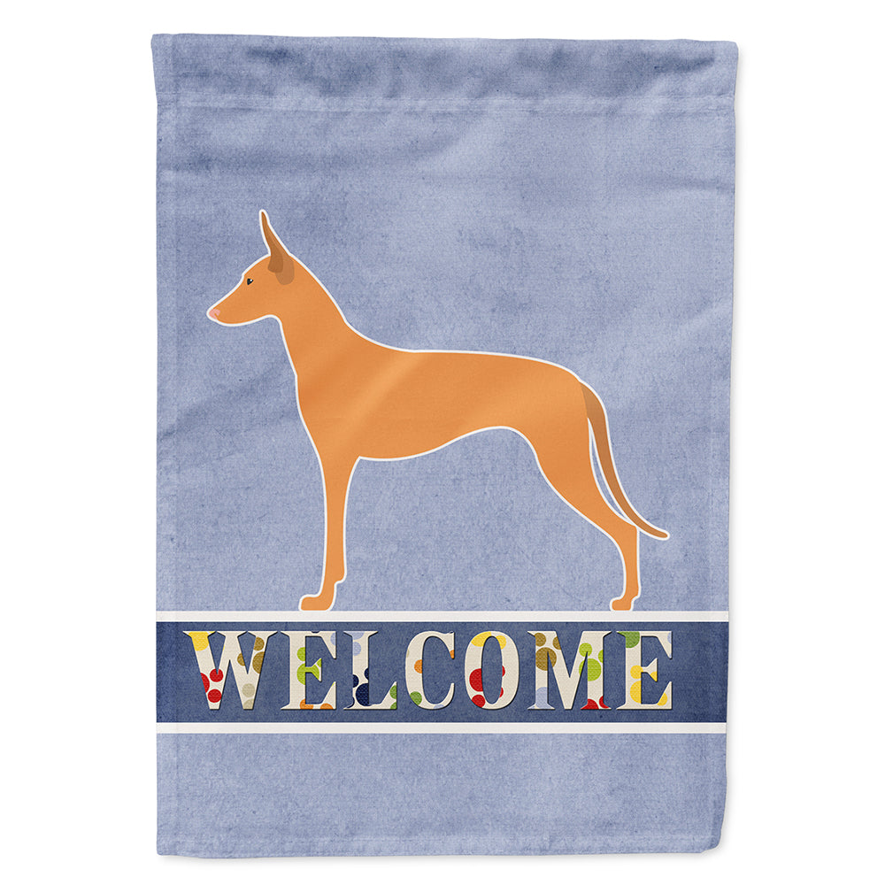 Pharaoh Hound Welcome Flag Canvas House Size BB5492CHF  the-store.com.