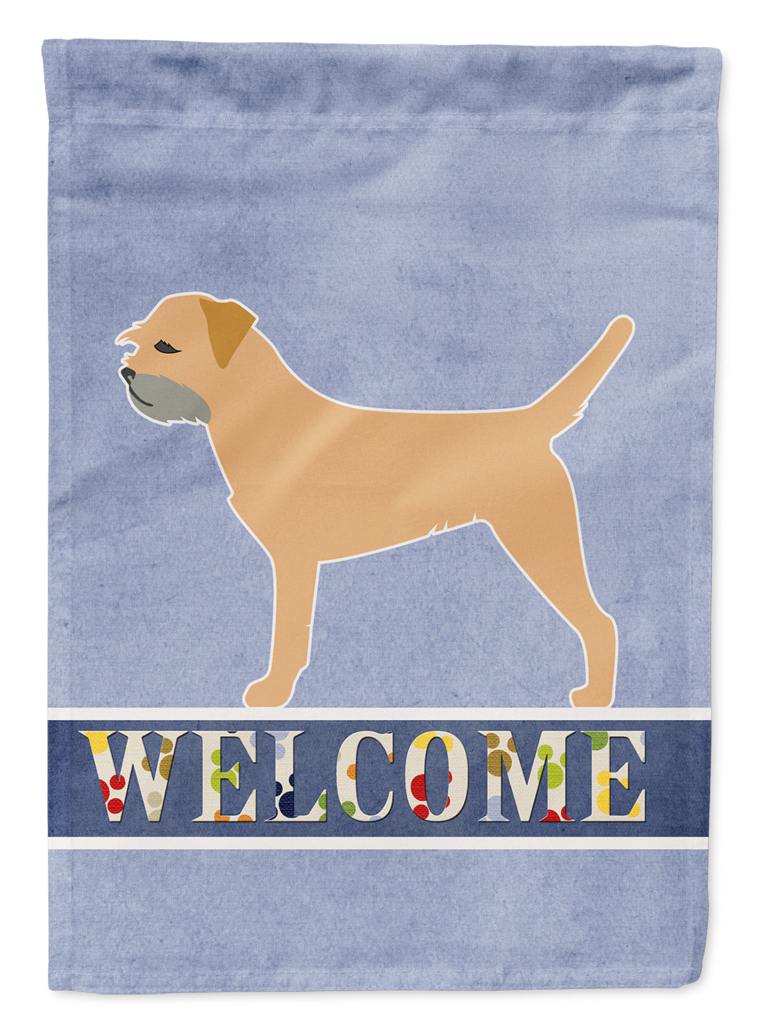 Border Terrier Welcome Flag Garden Size BB5493GF  the-store.com.