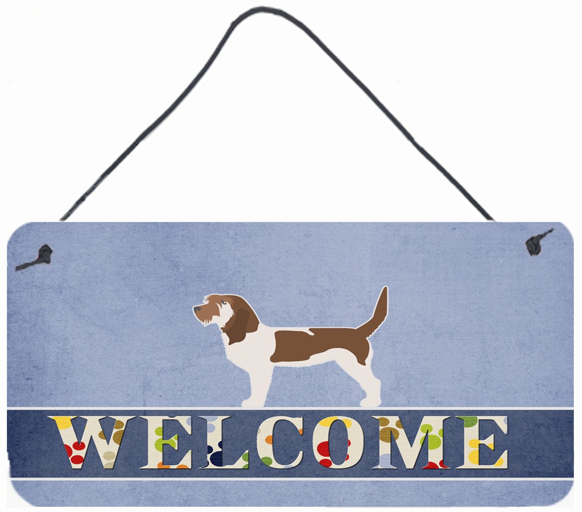 Grand Basset Griffon Vendeen Welcome Wall or Door Hanging Prints BB5494DS812 by Caroline's Treasures