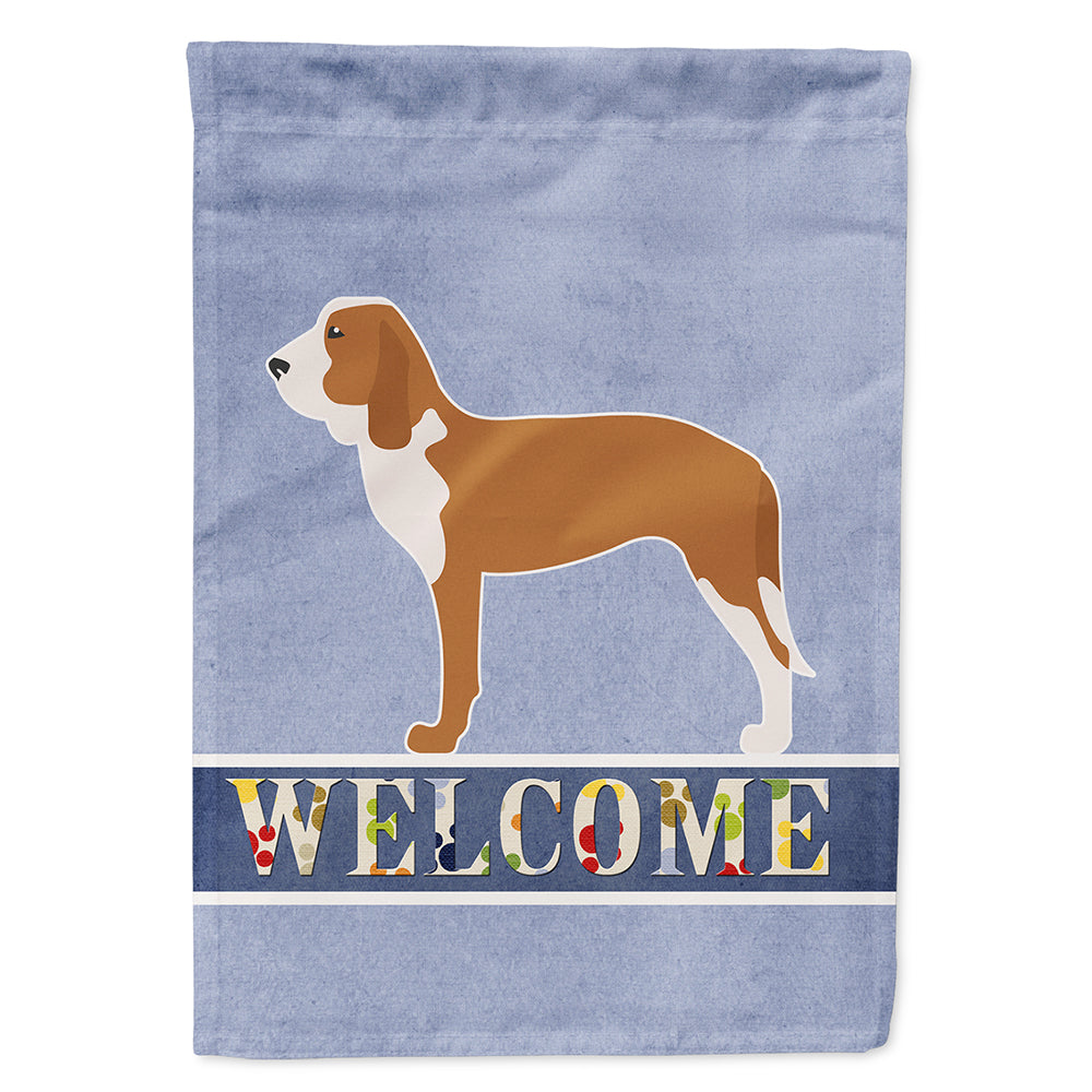 Spanish Hound Welcome Flag Canvas House Size BB5495CHF  the-store.com.