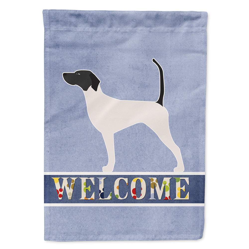 English Pointer Welcome Flag Canvas House Size BB5499CHF  the-store.com.