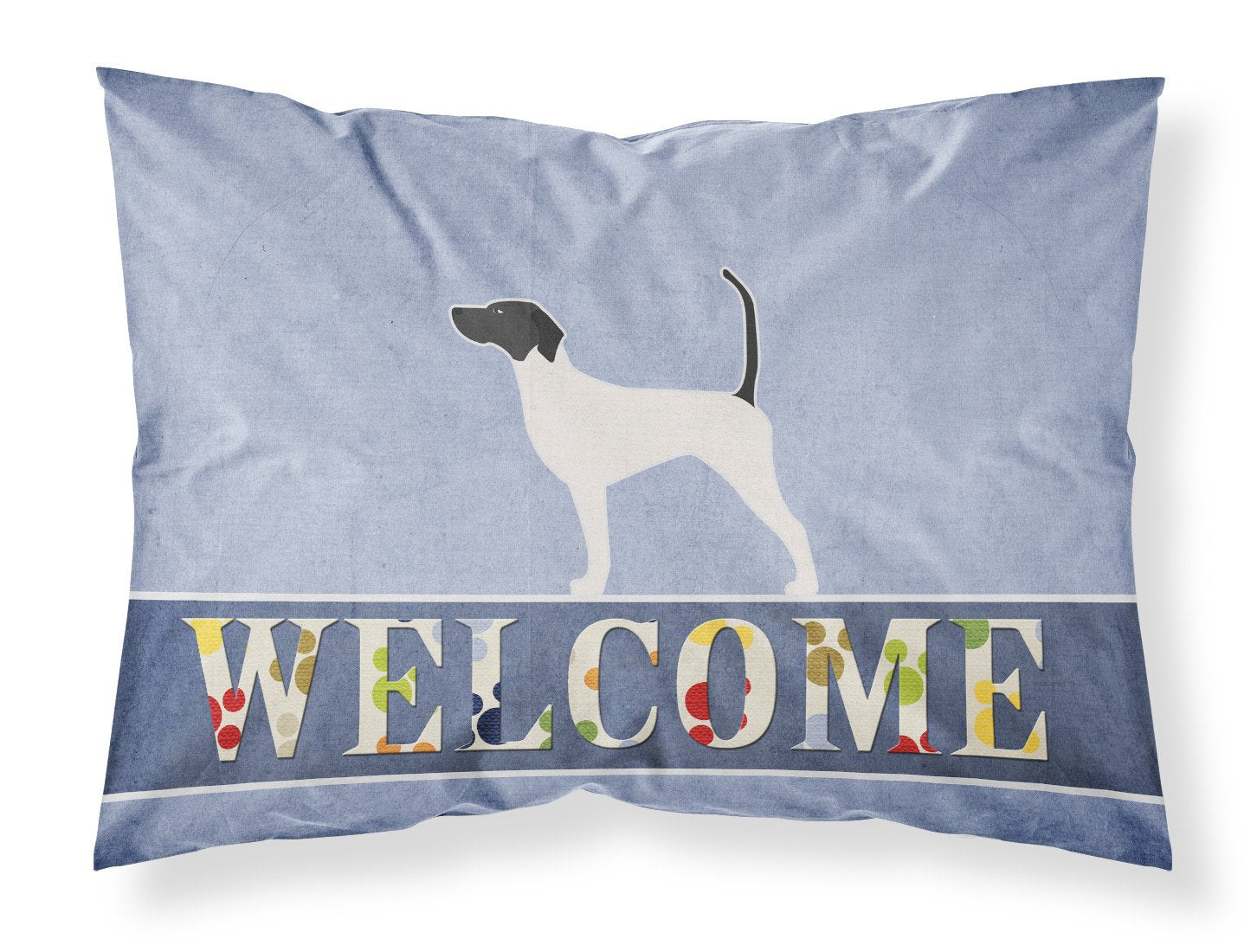 English Pointer Welcome Fabric Standard Pillowcase BB5499PILLOWCASE by Caroline's Treasures