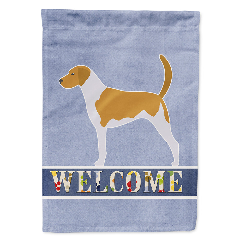 American Foxhound Welcome Flag Canvas House Size BB5502CHF  the-store.com.