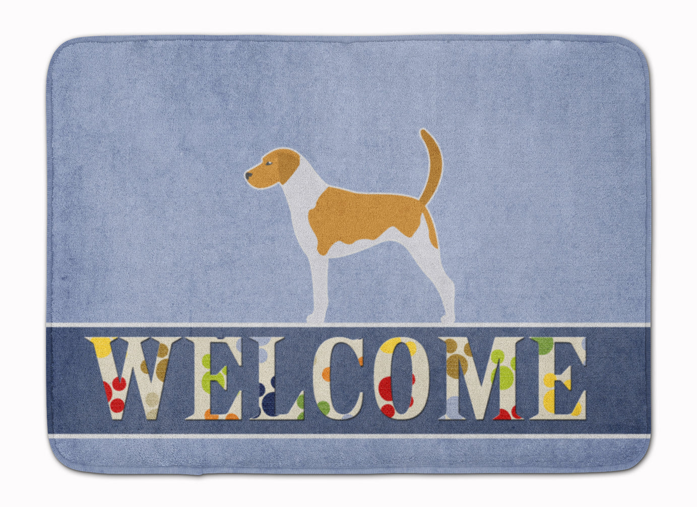 American Foxhound Welcome Machine Washable Memory Foam Mat BB5502RUG - the-store.com