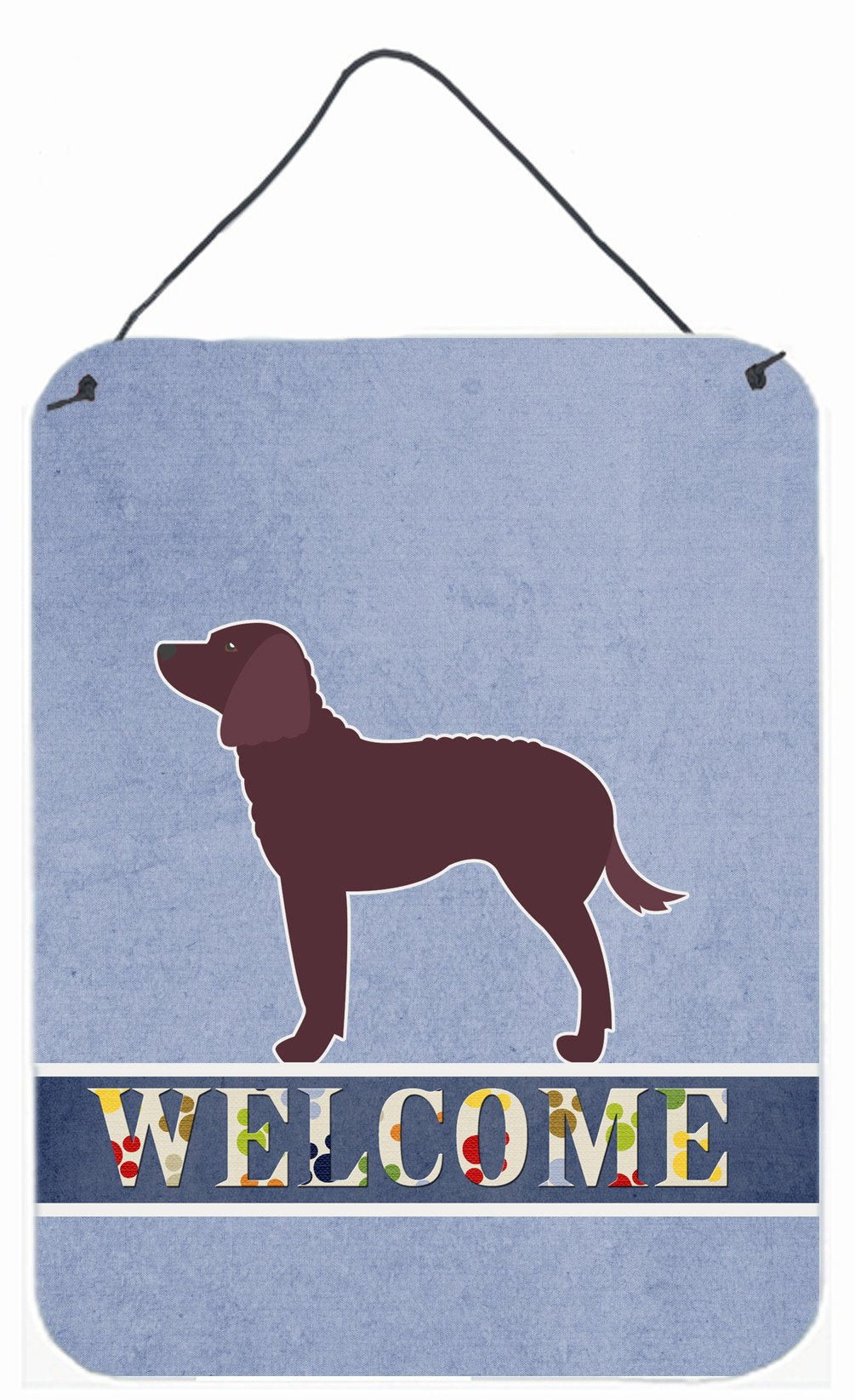 American Water Spaniel Welcome Wall or Door Hanging Prints BB5505DS1216 by Caroline's Treasures