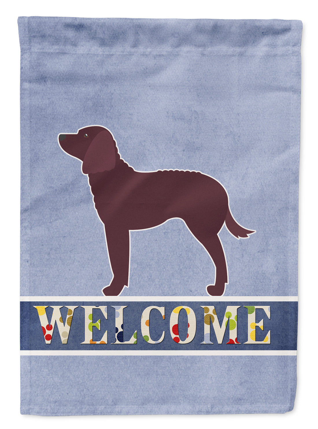 American Water Spaniel Welcome Flag Garden Size BB5505GF  the-store.com.