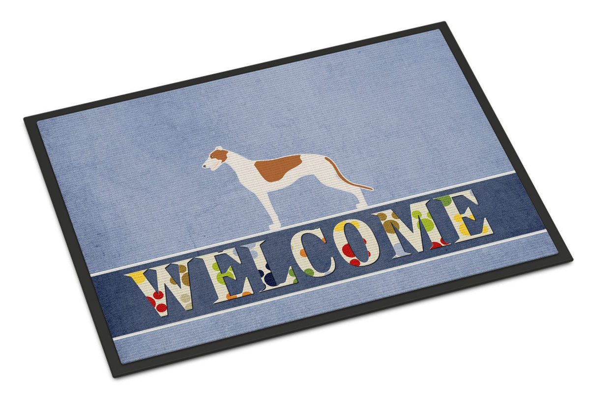 Greyhound Welcome Indoor or Outdoor Mat 24x36 BB5509JMAT by Caroline&#39;s Treasures
