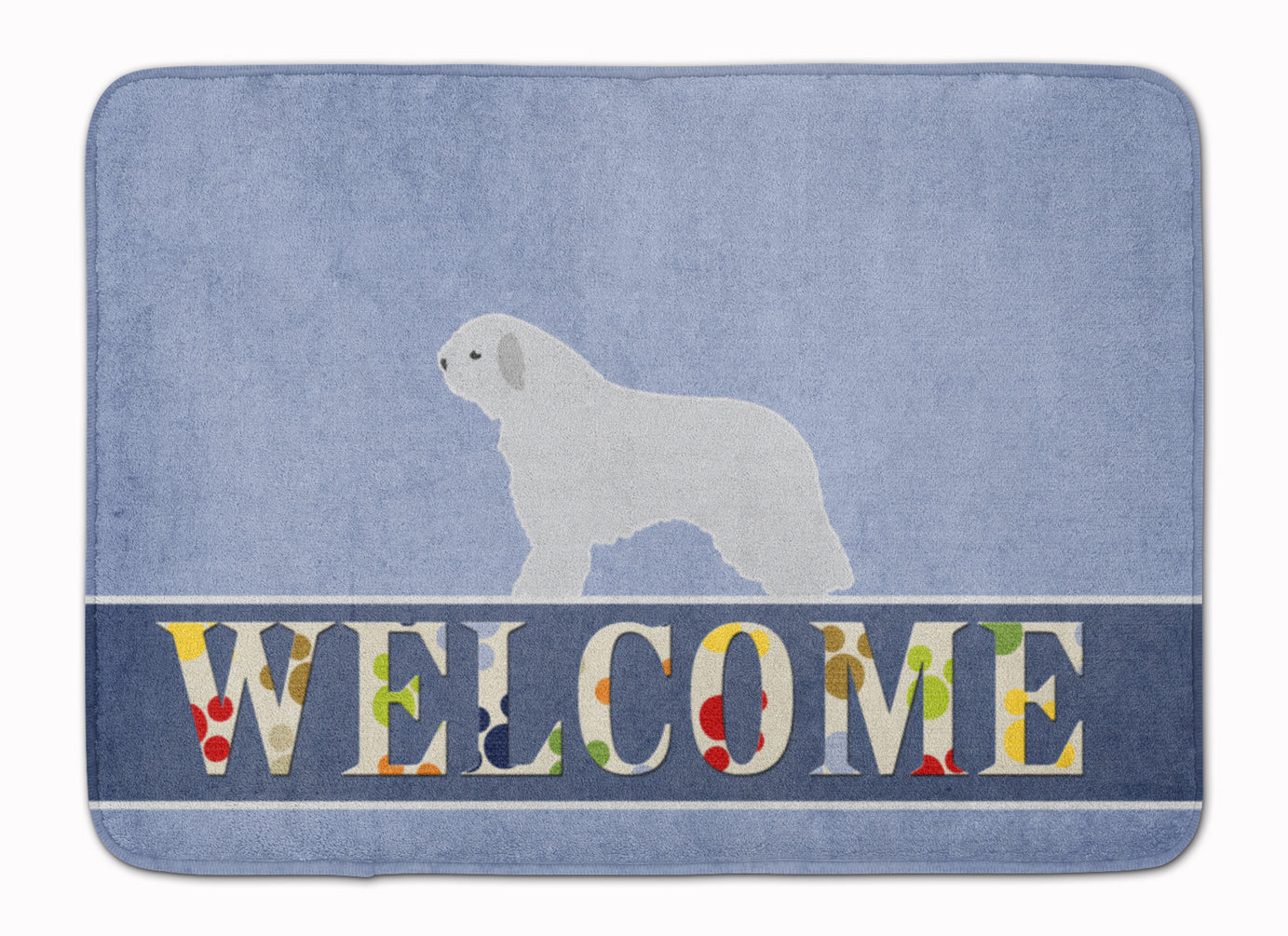 Spanish Water Dog Welcome Machine Washable Memory Foam Mat BB5519RUG - the-store.com