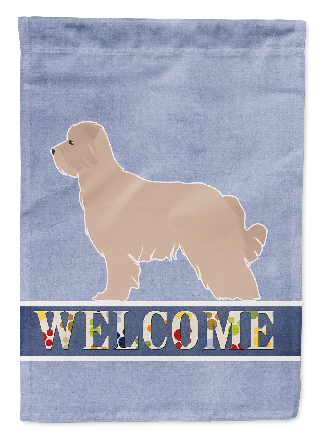 Pyrenean Shepherd Welcome Flag Garden Size BB5522GF  the-store.com.