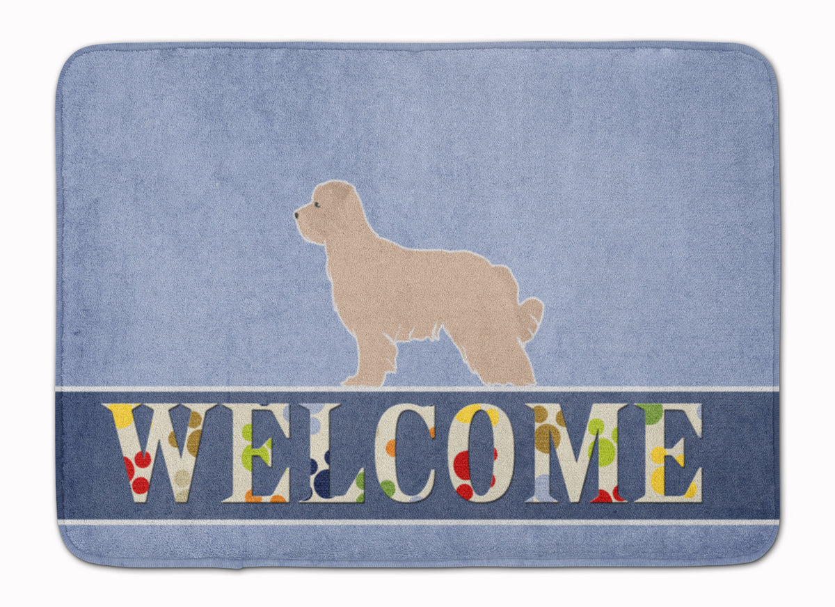 Pyrenean Shepherd Welcome Machine Washable Memory Foam Mat BB5522RUG - the-store.com