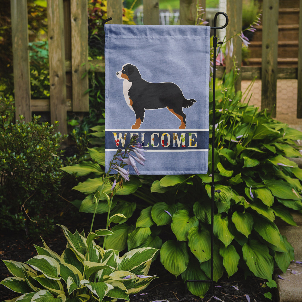 Bernese Mountain Dog Welcome Flag Garden Size BB5523GF  the-store.com.