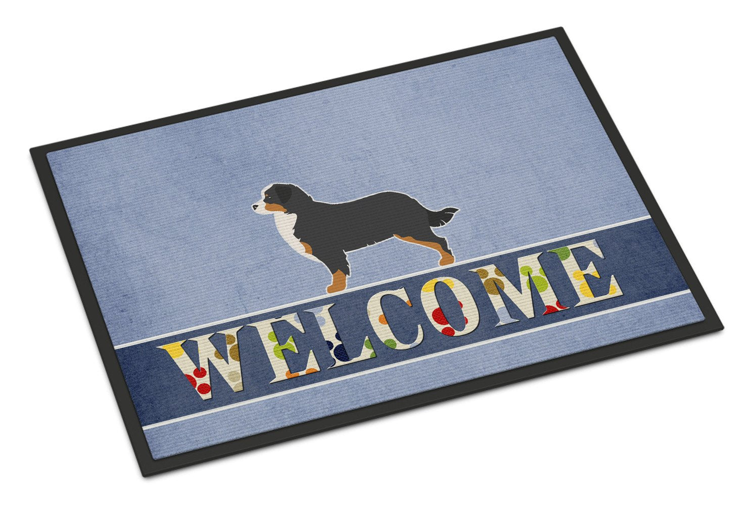 Bernese Mountain Dog Welcome Indoor or Outdoor Mat 24x36 BB5523JMAT by Caroline's Treasures