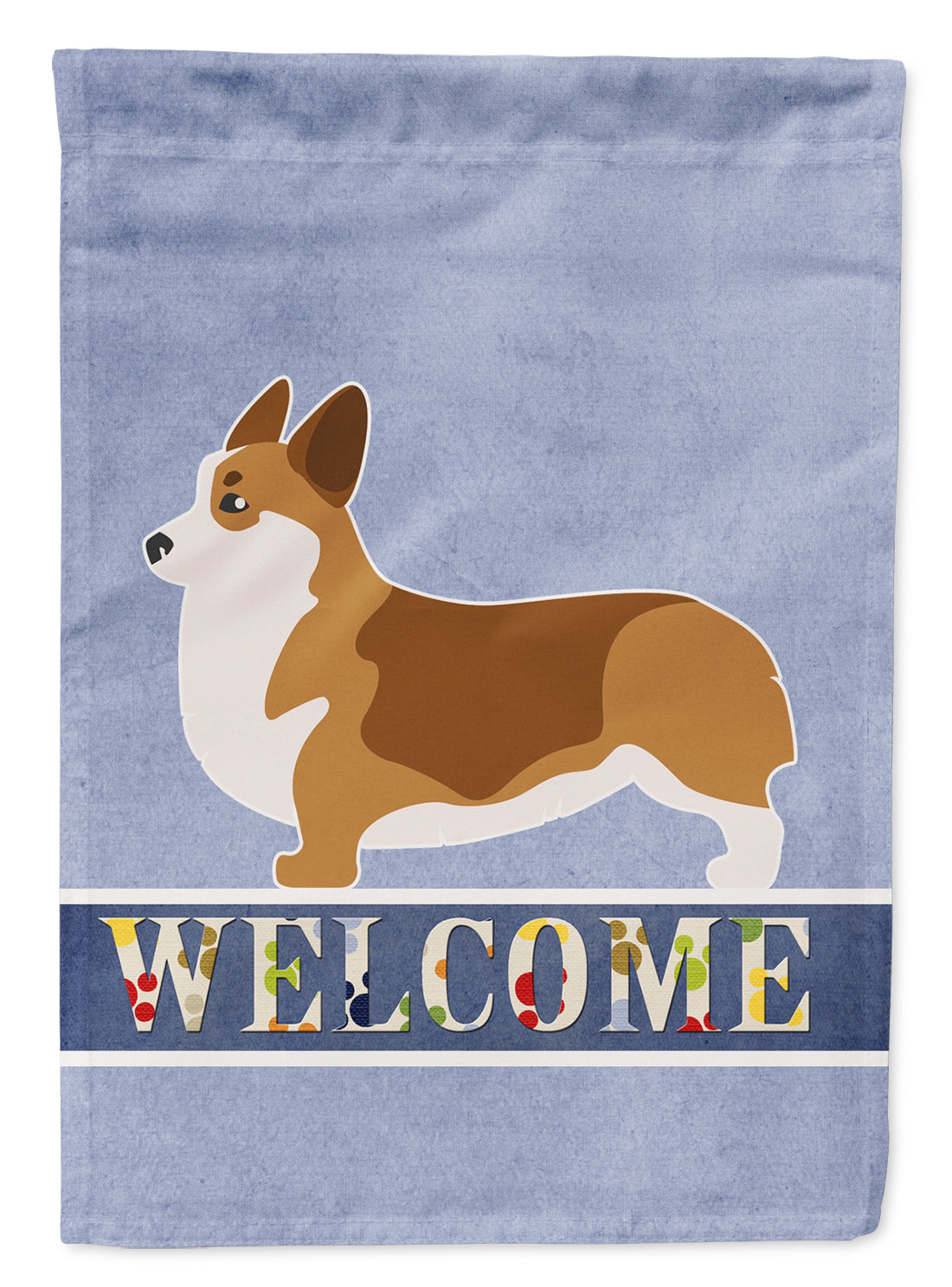 Corgi Welcome Flag Garden Size BB5524GF  the-store.com.