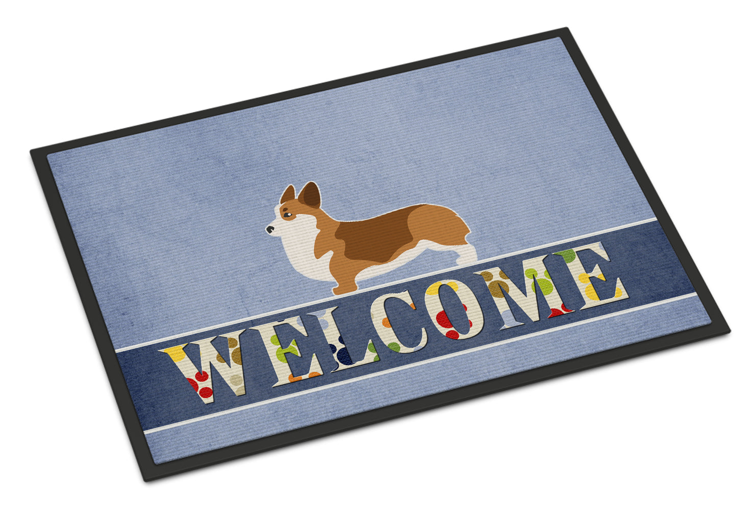 Corgi Welcome Indoor or Outdoor Mat 18x27 BB5524MAT - the-store.com