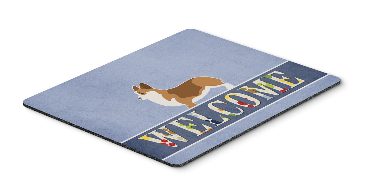 Corgi Welcome Mouse Pad, Hot Pad or Trivet BB5524MP by Caroline&#39;s Treasures