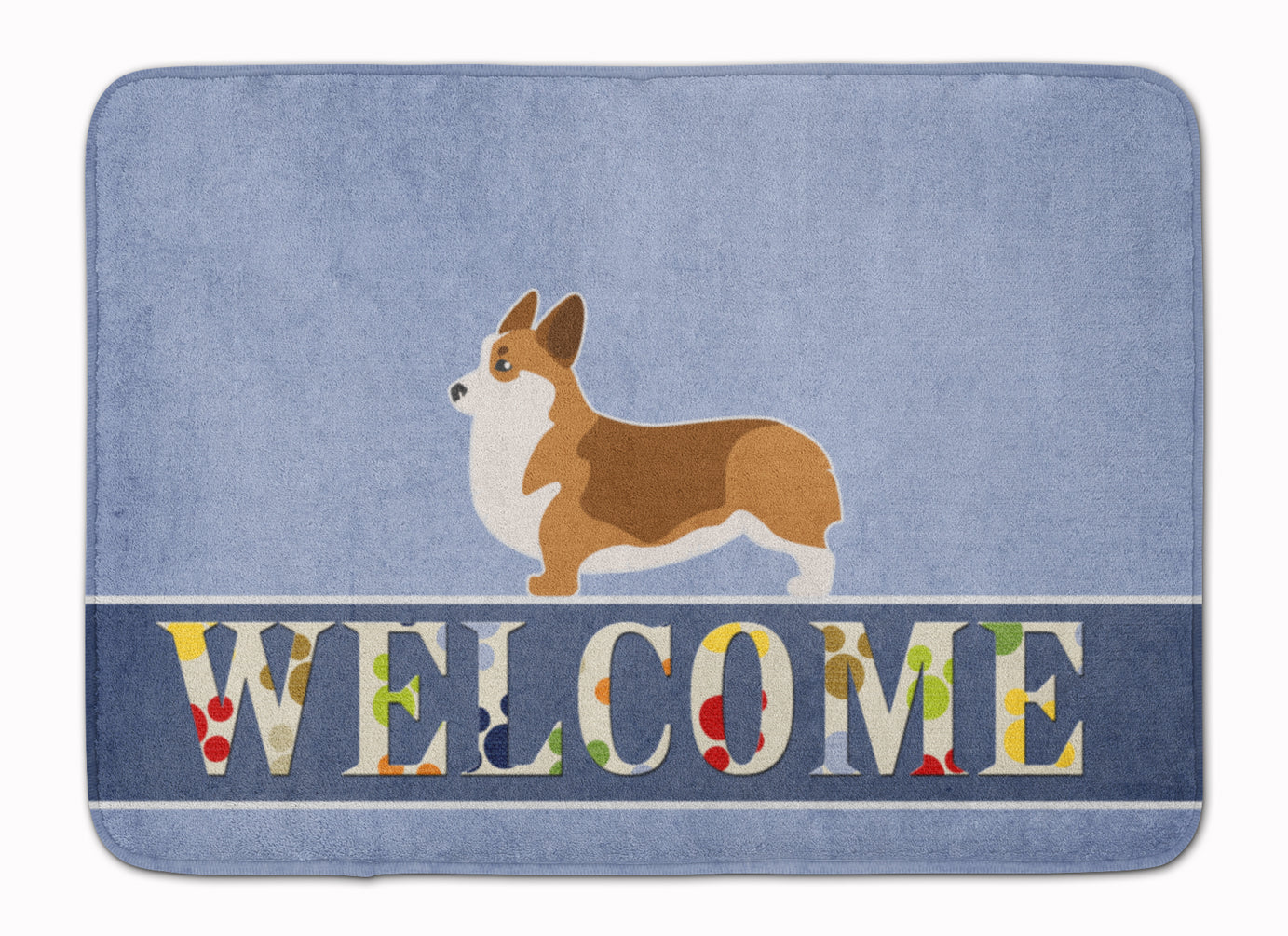 Corgi Welcome Machine Washable Memory Foam Mat BB5524RUG - the-store.com