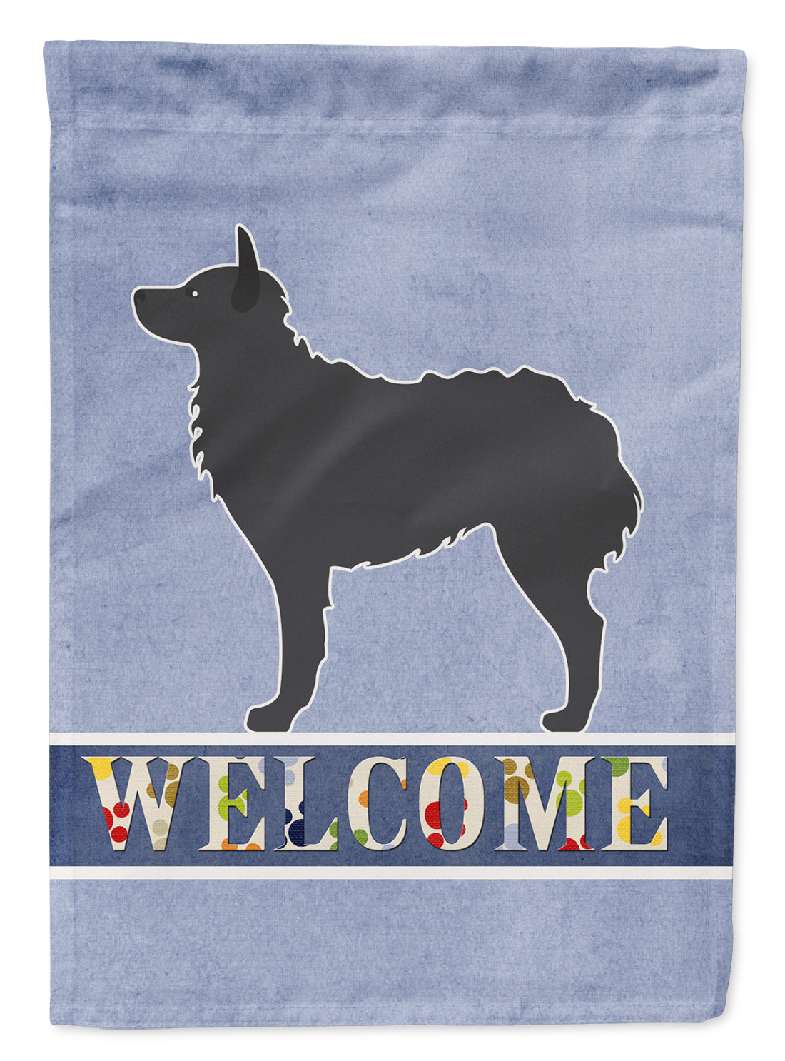 Croatian Sheepdog Welcome Flag Garden Size BB5525GF  the-store.com.