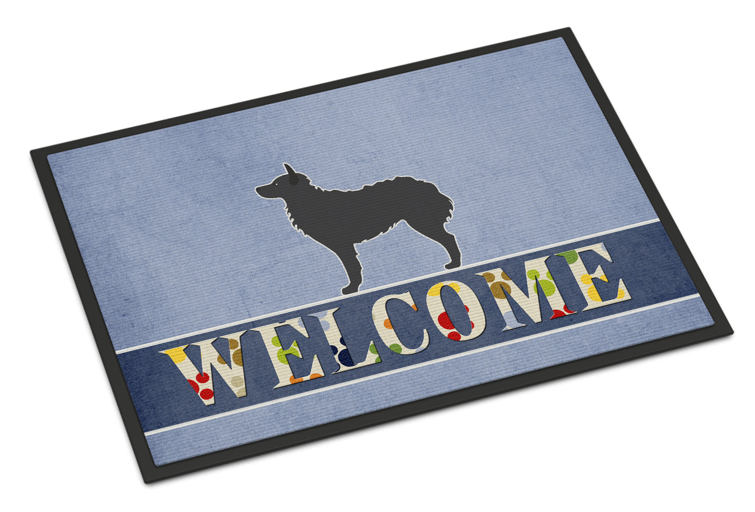 Croatian Sheepdog Welcome Indoor or Outdoor Mat 18x27 BB5525MAT - the-store.com