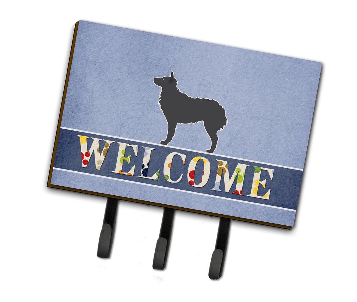 Croatian Sheepdog Welcome Leash or Key Holder BB5525TH68  the-store.com.