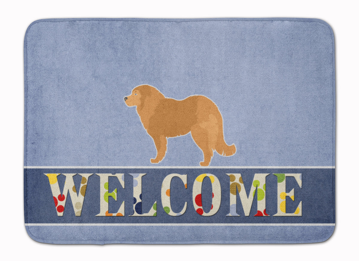 Caucasian Shepherd Dog Welcome Machine Washable Memory Foam Mat BB5529RUG - the-store.com