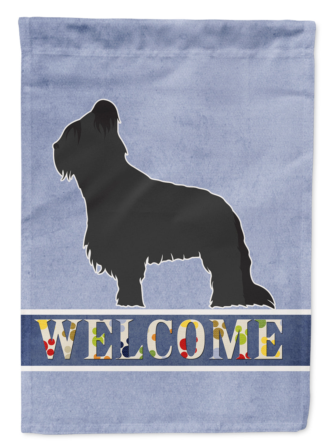 Briard Welcome Flag Garden Size BB5530GF  the-store.com.