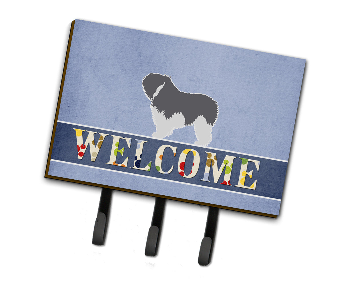 Polish Lowland Sheepdog Dog Welcome Leash or Key Holder BB5536TH68  the-store.com.