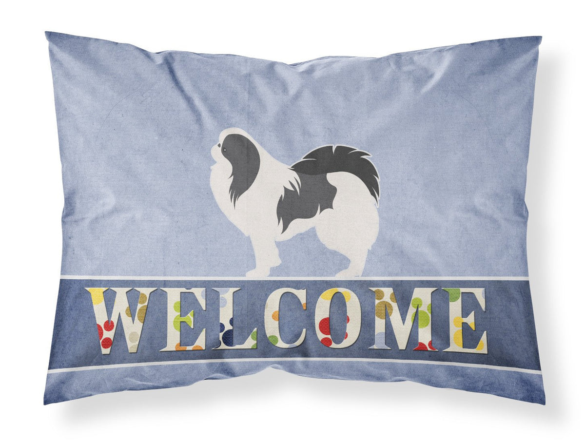 Japanese Chin Welcome Fabric Standard Pillowcase BB5541PILLOWCASE by Caroline&#39;s Treasures