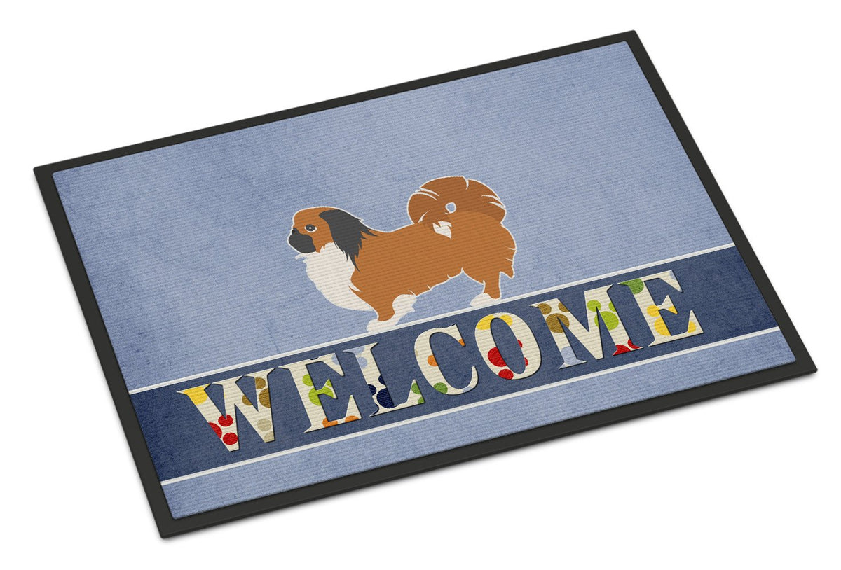 Pekingese Welcome Indoor or Outdoor Mat 24x36 BB5542JMAT by Caroline&#39;s Treasures