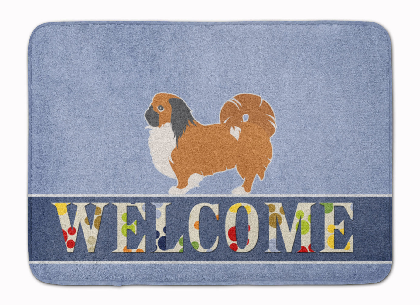 Pekingese Welcome Machine Washable Memory Foam Mat BB5542RUG - the-store.com