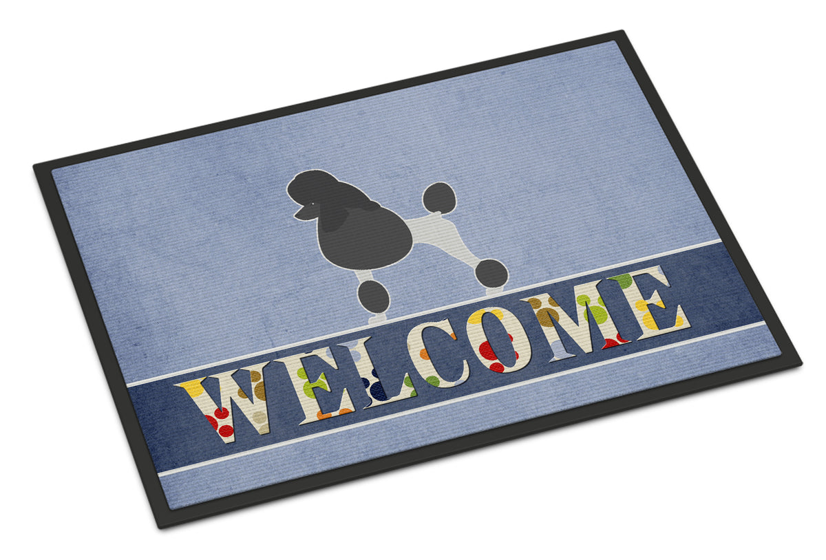 Poodle Welcome Indoor or Outdoor Mat 18x27 BB5543MAT - the-store.com