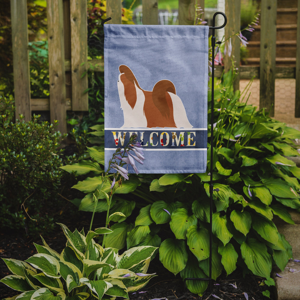 Shih Tzu Welcome Flag Garden Size BB5550GF  the-store.com.