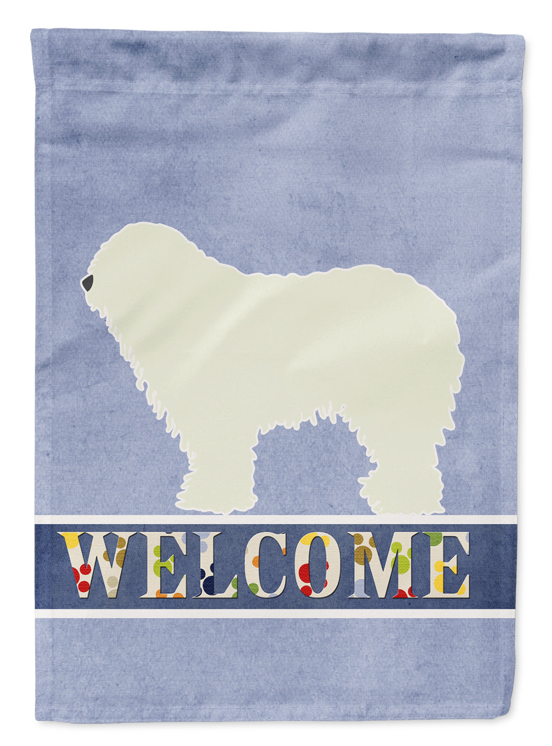 Komondor Welcome Flag Garden Size BB5559GF  the-store.com.