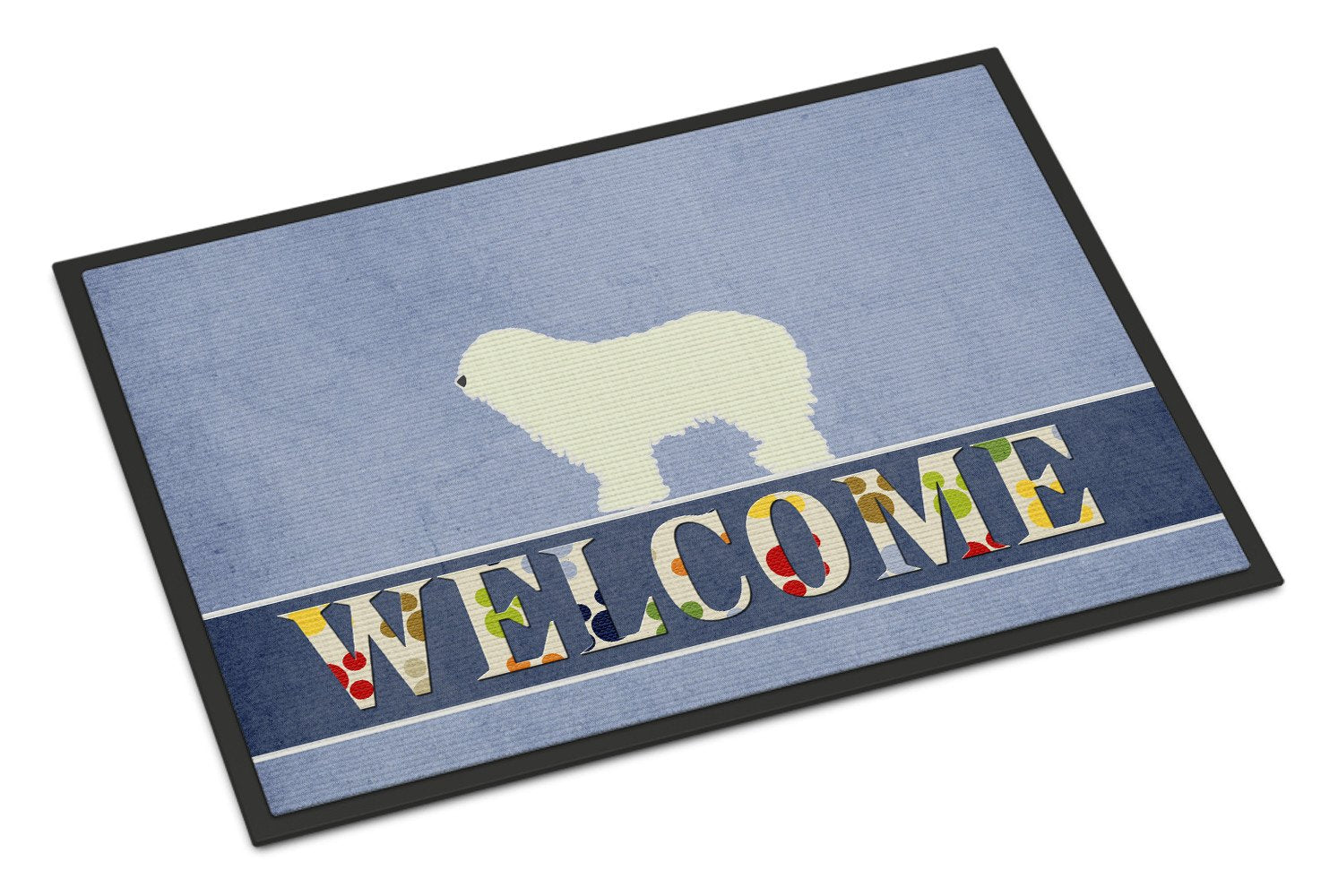 Komondor Welcome Indoor or Outdoor Mat 24x36 BB5559JMAT by Caroline's Treasures