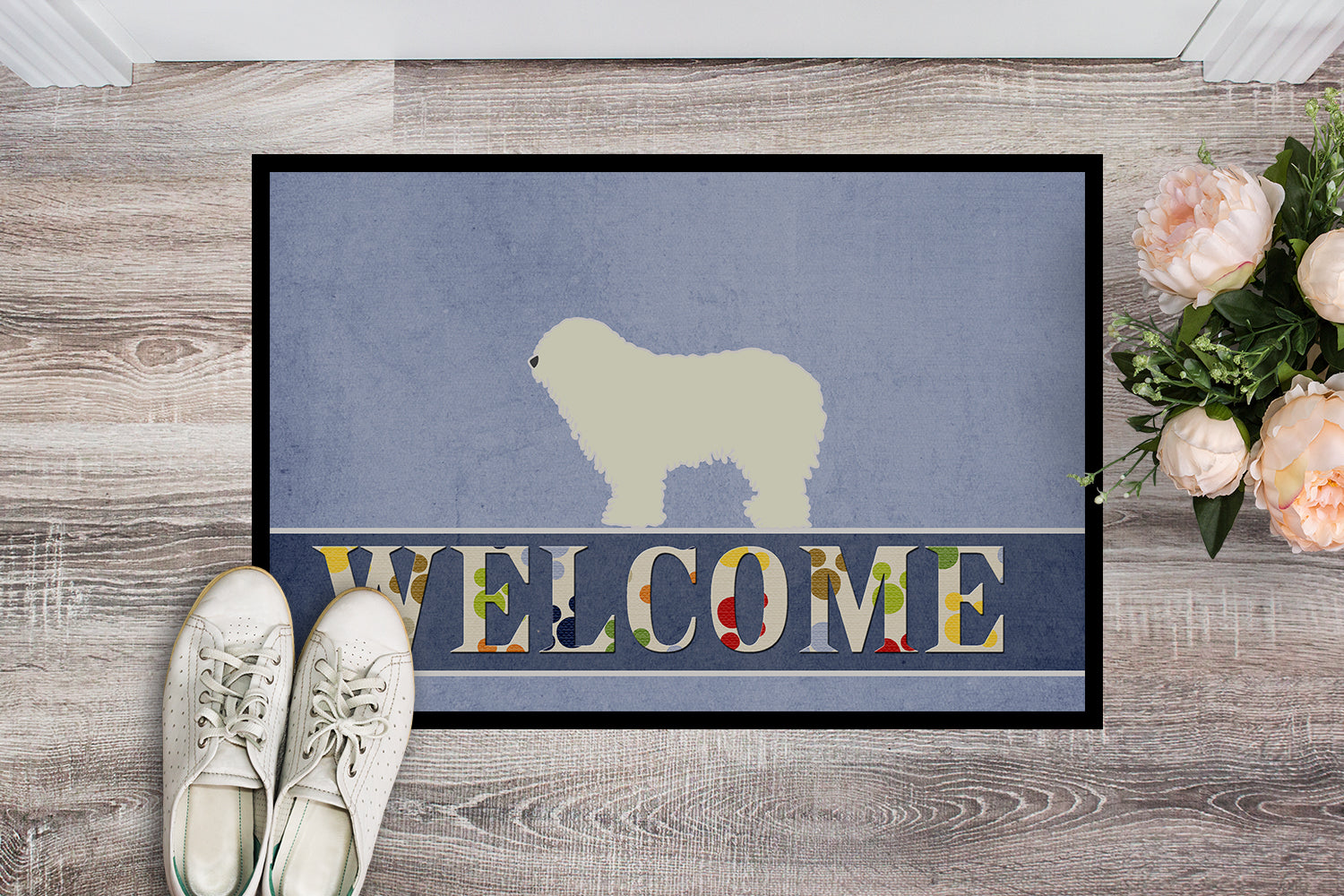 Komondor Welcome Indoor or Outdoor Mat 18x27 BB5559MAT - the-store.com