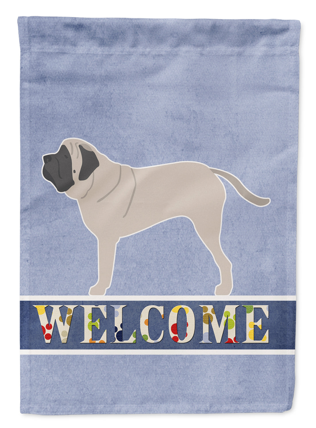 English Mastiff Welcome Flag Garden Size BB5560GF  the-store.com.