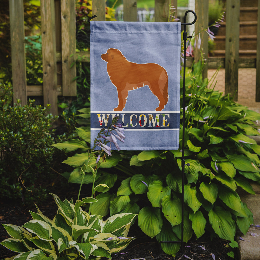 Leonberger Welcome Flag Garden Size BB5562GF  the-store.com.