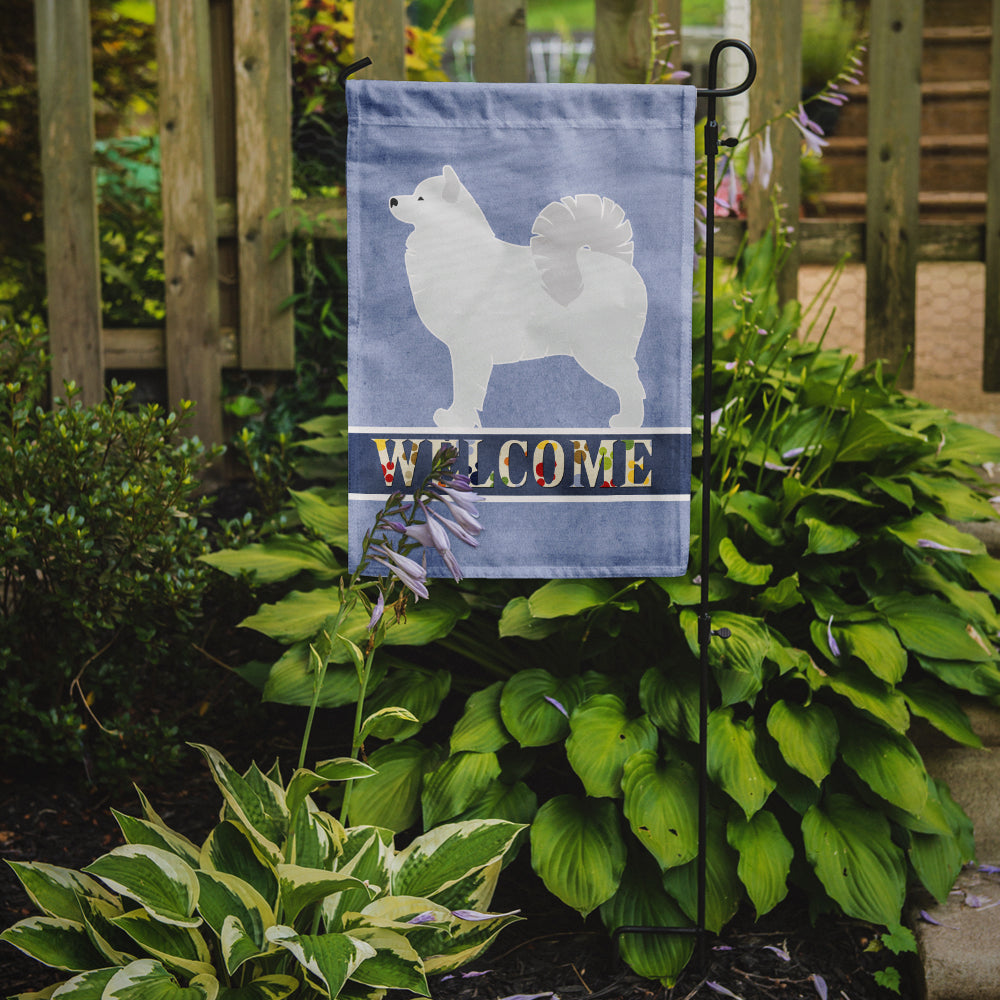 Samoyed Welcome Flag Garden Size BB5563GF  the-store.com.