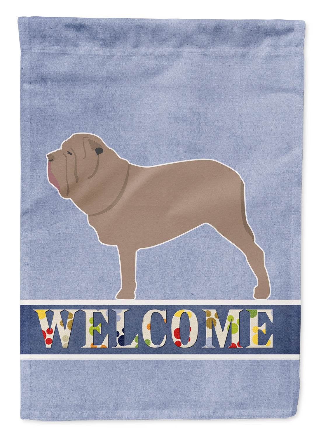 Neapolitan Mastiff Welcome Flag Garden Size BB5569GF  the-store.com.