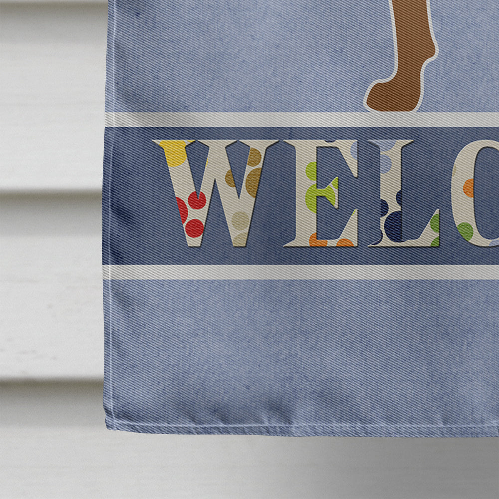 Rottweiler Welcome Flag Canvas House Size BB5570CHF  the-store.com.