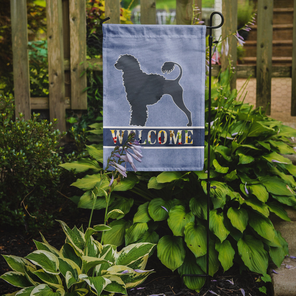 Portuguese Water Dog Welcome Flag Garden Size BB5572GF  the-store.com.