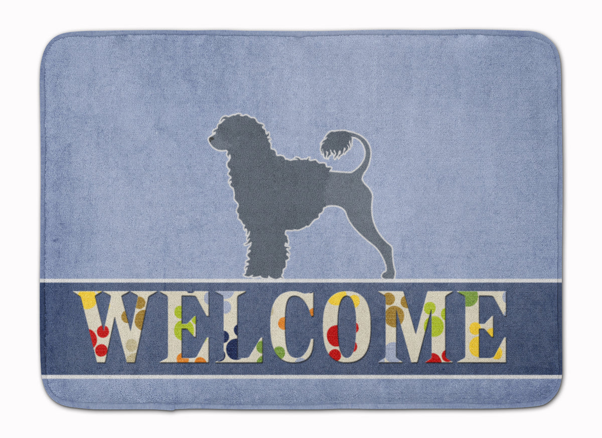 Portuguese Water Dog Welcome Machine Washable Memory Foam Mat BB5572RUG - the-store.com