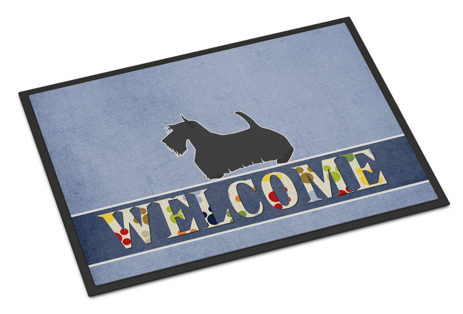 Scottish Terrier Welcome Indoor or Outdoor Mat 18x27 BB5573MAT - the-store.com