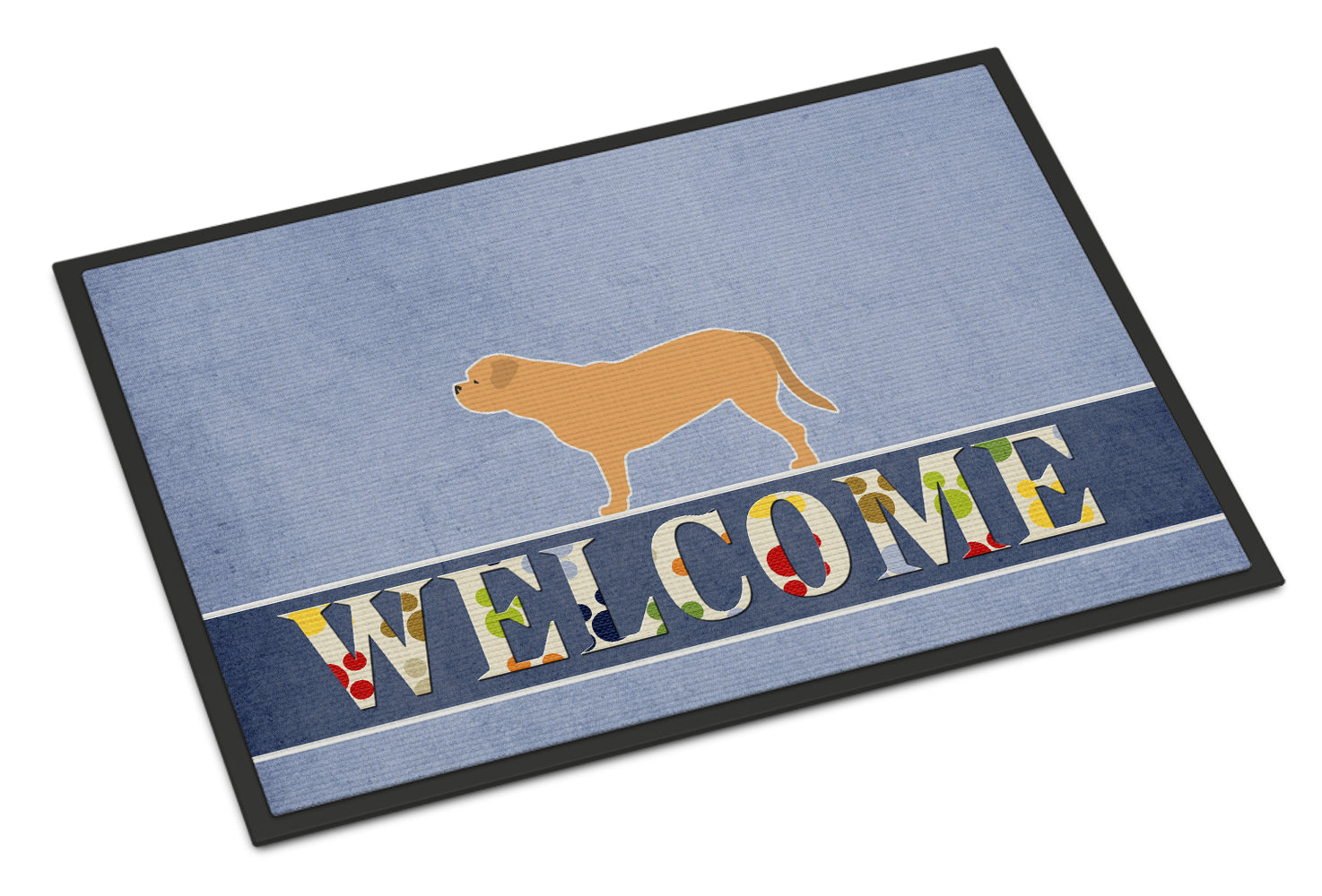 Dogue de Bordeaux Welcome Indoor or Outdoor Mat 18x27 BB5574MAT - the-store.com