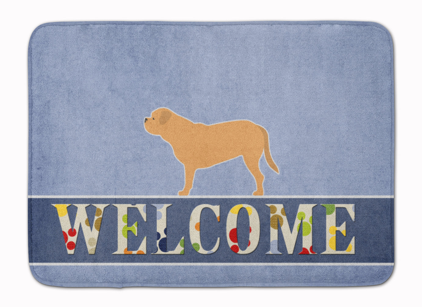 Dogue de Bordeaux Welcome Machine Washable Memory Foam Mat BB5574RUG - the-store.com