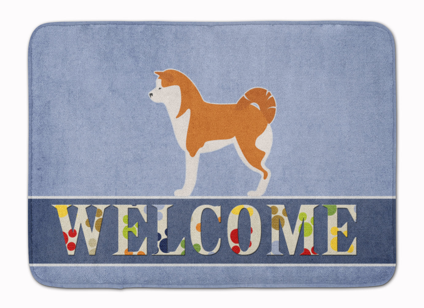 Akita Welcome Machine Washable Memory Foam Mat BB5576RUG - the-store.com