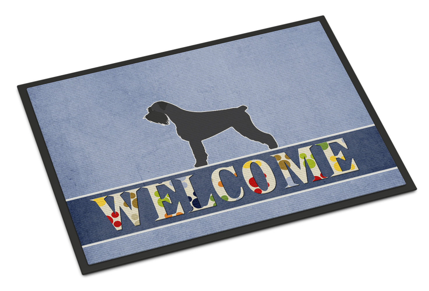 Giant Schnauzer Welcome Indoor or Outdoor Mat 18x27 BB5577MAT - the-store.com