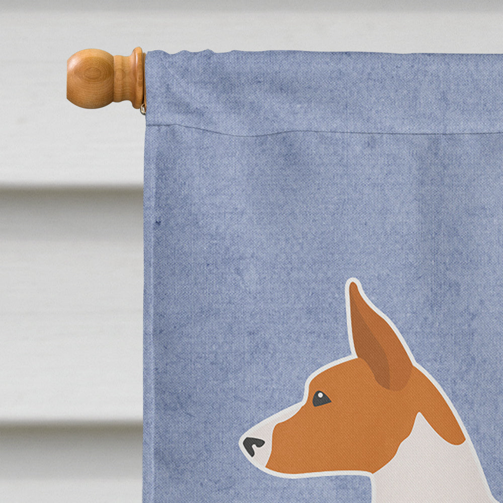 Basenji Welcome Flag Canvas House Size BB5578CHF  the-store.com.